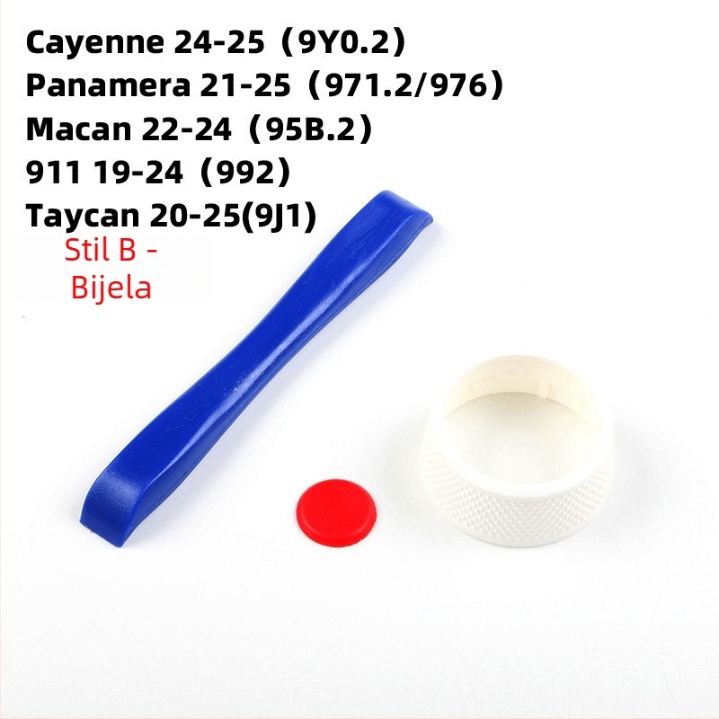 Anxin SC gumb za volan Porsche – modeli 9Y0/971/95B/982/991/992/976/9J1 – Kompatibilno s Panamera, Cayenne, Macan, 718, 911, Taycan