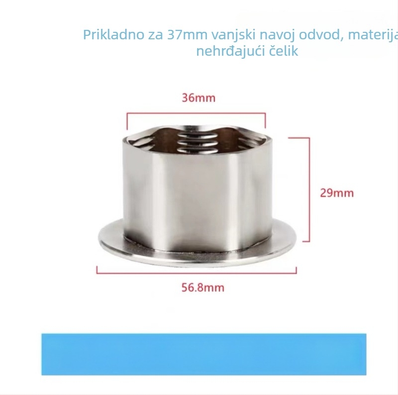 Matica za pričvršćivanje odvodnje umivaonika, bakrena, okretno-fiksni tip, XP-203, Xiongpin