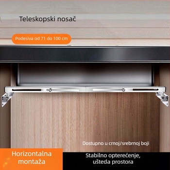 Podržna skoba ispod sudopera od nehrđajućeg čelika, križna šipka, model 8954, neto težina 2000 g, moderni minimalistički stil