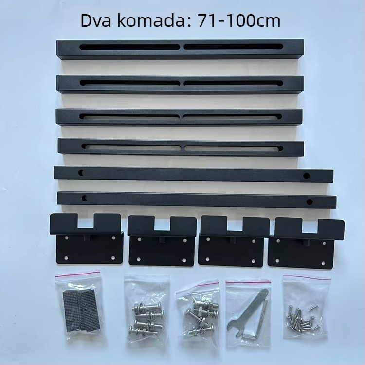 Podržna skoba ispod sudopera od nehrđajućeg čelika, križna šipka, model 8954, neto težina 2000 g, moderni minimalistički stil