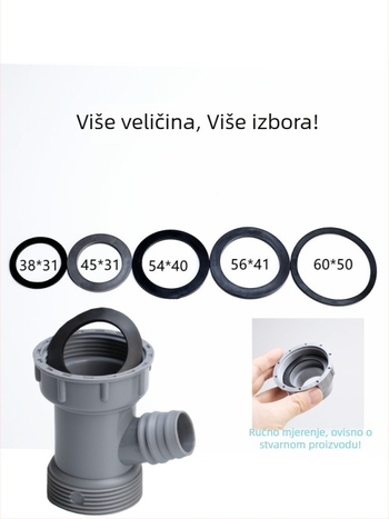Brtvilo za odvod kuhinjskog sudopera – gumeni brtveni prsten, model Rubber Gasket, art. broj F7758J9JTT7H68
