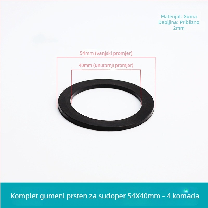 Brtvilo za odvod kuhinjskog sudopera – gumeni brtveni prsten, model Rubber Gasket, art. broj F7758J9JTT7H68