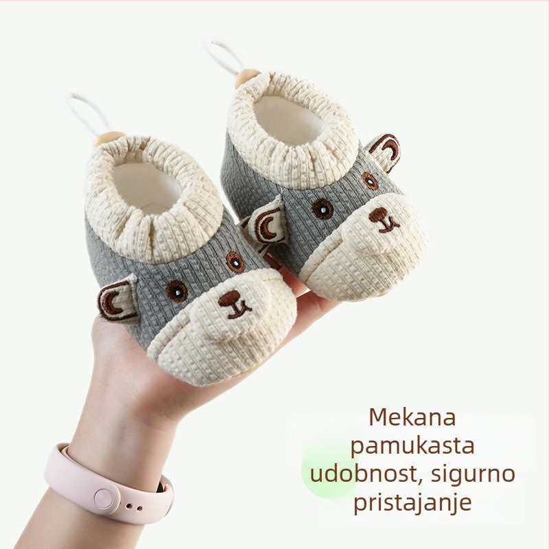 Cipele za bebe s mekom potplatom, 12–36 mjeseci, unisex, dišuće, protuklizno, s elastičnim zatvaračem