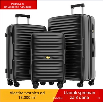 Trodijelni skup kofera velike kapacitete s TSA zaključavanjem i okretljivim kotačićima, vodootporan i otporan na ogrebotine.
