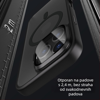 Nova maska za telefon s nosačem za naočale, kompatibilna s iPhone 16 – osjećaj kože, magnetno pričvršćivanje, potpuno zaštita, luksuzan dizajn