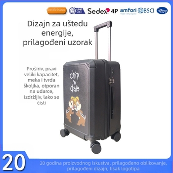 Ručna prtljaga s univerzalnim tihim kotačićima, tvrda ABS+PC ljuska, kapacitet 20–35 L, carinski lokot, unutarnji džep sa zatvaračem