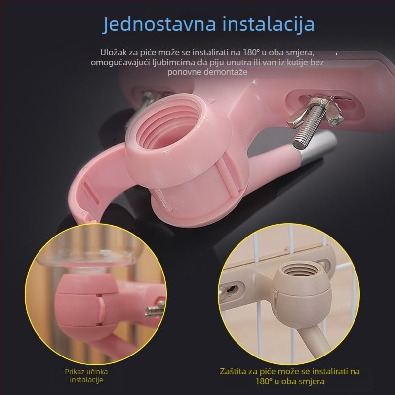 Dispenzer za vodu za kućne ljubimce s prehrambenim silikonom, Tajvan podrijetla, kompletan set automatskog hranjenja, marka Chuangyi