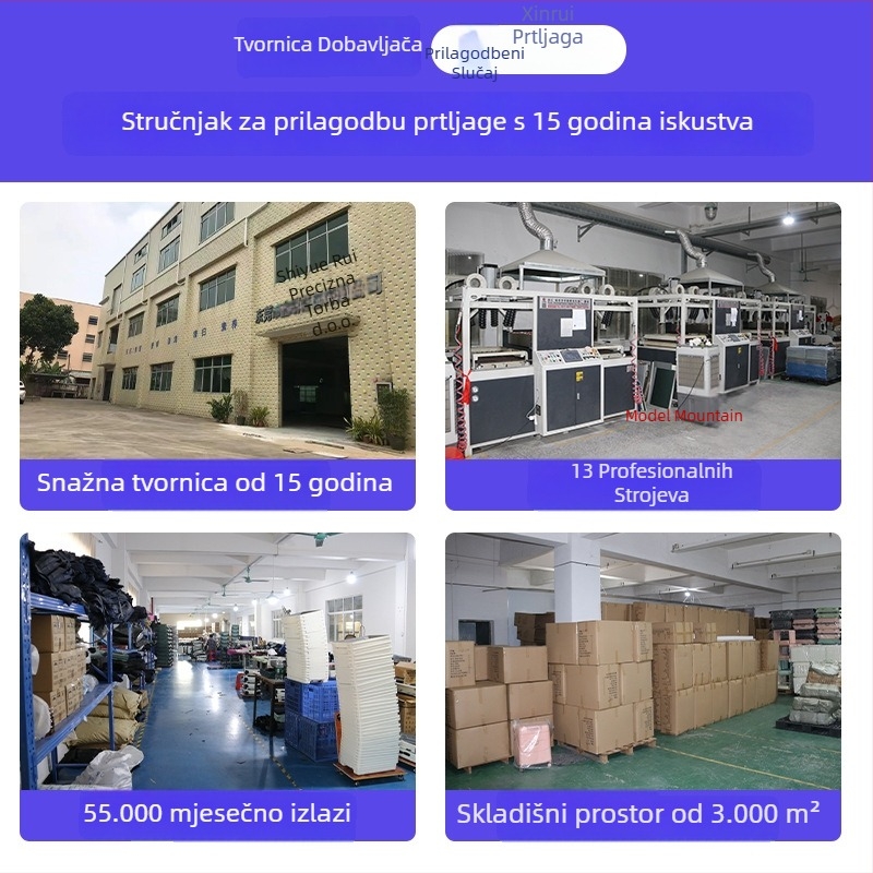 Prtljaga s prednjim otvaranjem, aluminijski okvir, TSA kombinirani zasun, proširiva, 360° okretni kotači