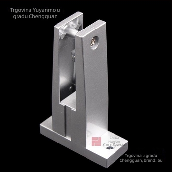 Set hardvera za pregrade javne WC‑a: brava za vrata, šarke, indikator zaključavanja, potporne noge