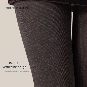 Leggings s flecom i debelim poliesterom, podizanje stražnjice i oblikovanje, s nogama, za mlade (18–40)