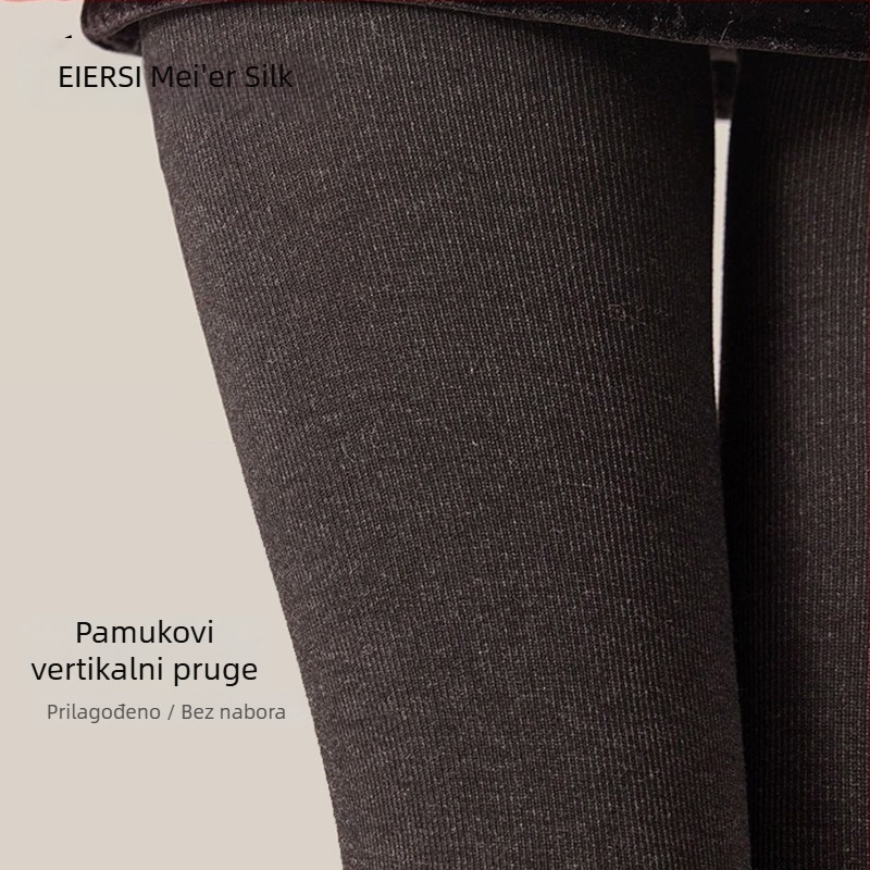 Leggings s flecom i debelim poliesterom, podizanje stražnjice i oblikovanje, s nogama, za mlade (18–40)