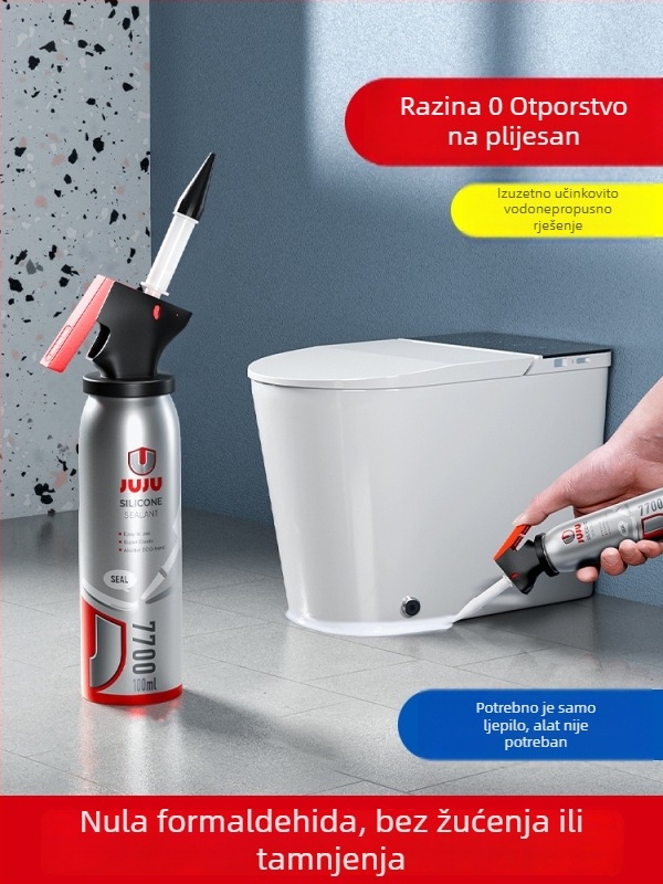Brtvilo za dno toaleta i popunjavanje praznina kod kuhinjskih i kupaonskih umivaona, model 7700, podijeljeni tip, podni odvod, američki stil