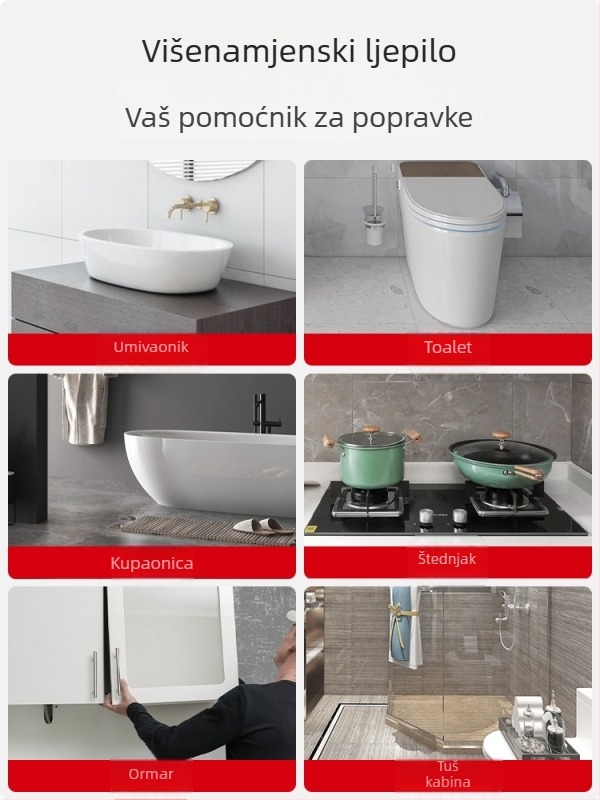Brtvilo za dno toaleta i popunjavanje praznina kod kuhinjskih i kupaonskih umivaona, model 7700, podijeljeni tip, podni odvod, američki stil