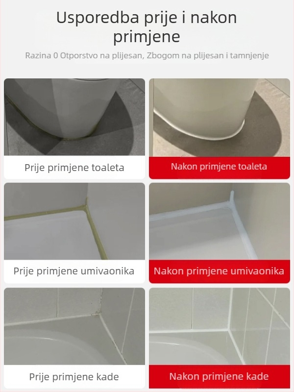 Brtvilo za dno toaleta i popunjavanje praznina kod kuhinjskih i kupaonskih umivaona, model 7700, podijeljeni tip, podni odvod, američki stil