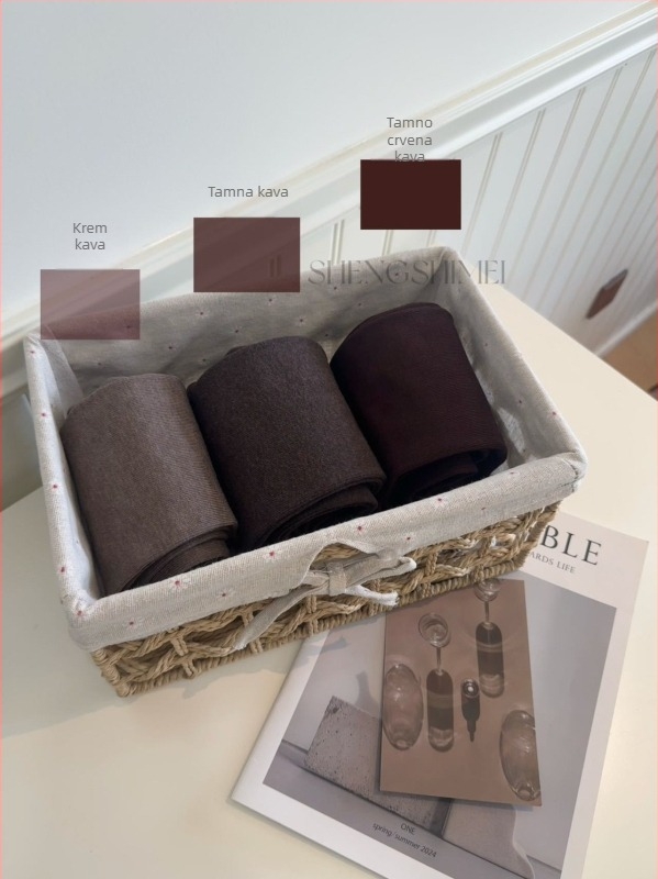 Debele najlon čarape, Baby Velvet Vertical Cotton, nježan dodir, visoka elastičnost, oblikovanje tijela (Materijal: Baby Velvet Vertical Cotton; Debljina: Debela; Funkcija: Podizanje stražnjice, Oblikovanje, Zadržavanje topline; Elastičnost: Visoka)