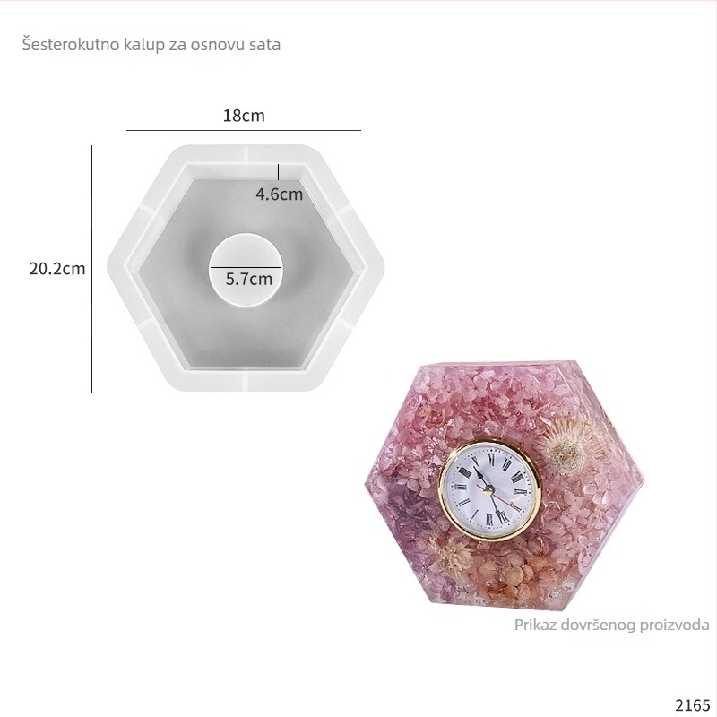 Silikonski kalup za smolu – pravokutnog oblika, marka Shuncai, materijal silikon, modern minimalistički stil