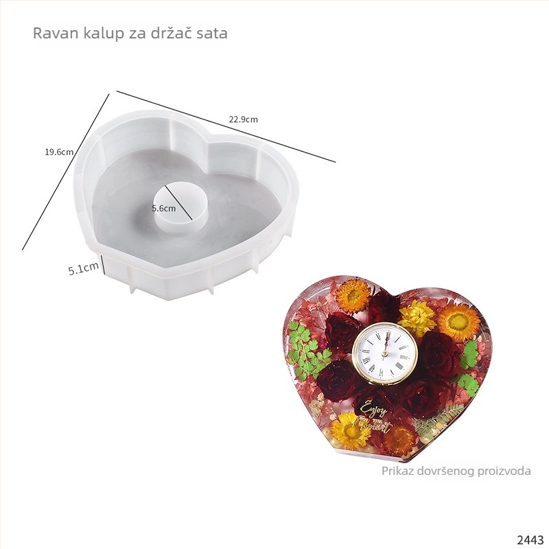 Silikonski kalup za smolu – pravokutnog oblika, marka Shuncai, materijal silikon, modern minimalistički stil