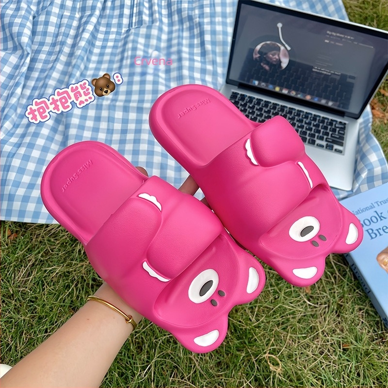Pernoto EVA papuče za žene za plažu, ultra lagane, EVA đon 3–5 cm, životinjski uzorak, brzo sušenje, vodootporne, đon izrađen injekcijom