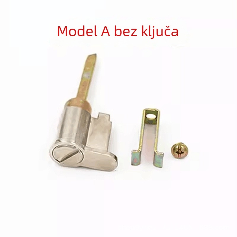 Cilindar zaključavanja s jednim jezičkom za kupaonska vrata od drveta — materijal cinkova legura i željezo, marka Menghong, model Bathroom wooden door single tongue lock cylinder, moderan minimalistički stil
