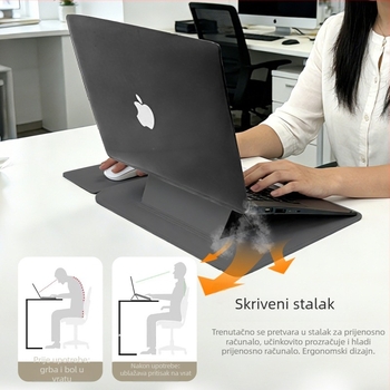 Unutarnja torbica za gaming prijenosno računalo, 14-inčno, kompatibilno s Apple, Lenovo, Huawei, zaštitna pohrana, unisex