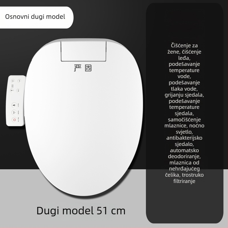 Inteligentna WC daska 110V s trenutnim grijanjem, ABS materijal, regulacija temperature vode, pranje stražnjice, grijanje prstena sjedala
