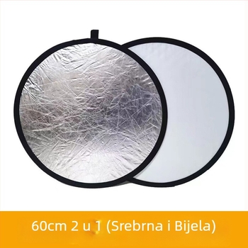 Prijenosni reflektor za fotografiju proizvoda, sklopivi, 5-u-1, s najlonom premazom, uključuje torbu za nošenje
