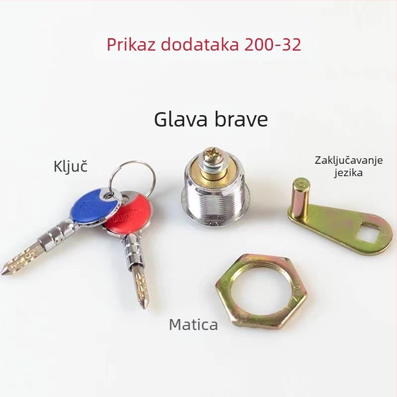Cilindar brave za sef – model Insurance, bakar, univerzalna primjena, moderni minimalistički stil