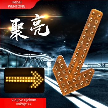 LED indikator sa strelicom za navodnjavanje kamion – dvostruko treperenje upozoravajućeg signala, 12/24V