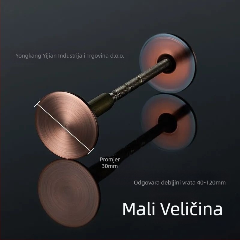 Nehrđajući čelični zatvarač vrata, za protuprovalne i ulazne vrata, model Hole plug, marka Yijian, težina ~100 g, stil modern i minimalistički