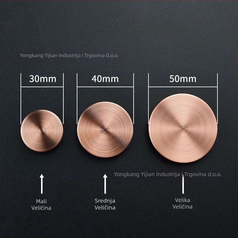 Nehrđajući čelični zatvarač vrata, za protuprovalne i ulazne vrata, model Hole plug, marka Yijian, težina ~100 g, stil modern i minimalistički