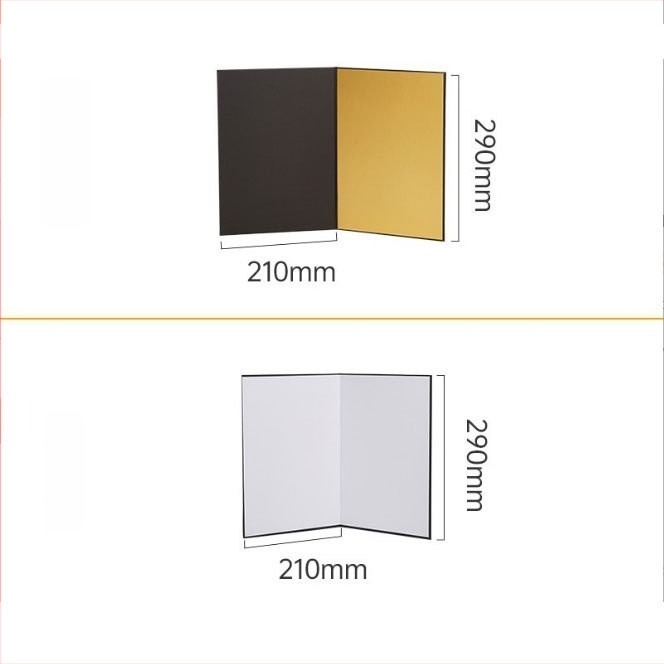 Pozadina od papira za fotografiju proizvoda sa sklopivim reflektorom, mat završna obrada (Brand: Gan Yun; Vrijeme izlaska na tržište: 2023; Tip: pozadinski papir; Materijal: papir; Namjena: fotografiranje proizvoda)