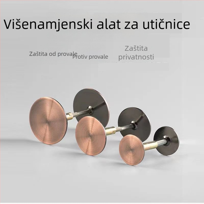 Kapa za rupe na vratima — nehrđajući čelik, podesiva, moderan minimalistički stil, kućna upotreba