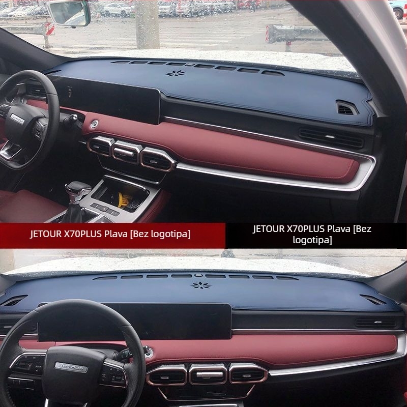 Unutarnja zaštitna auto mata s protukliznim dnom, za Jietu X70Plus 90, kožno šivanje, ispis logotipa, ovlaštena privatna marka