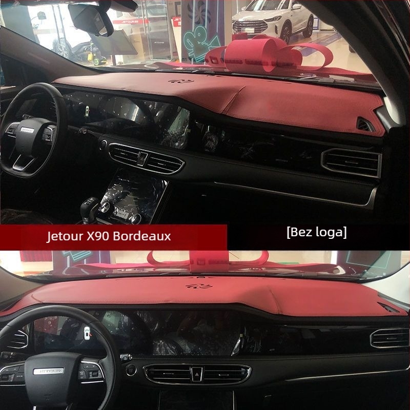 Unutarnja zaštitna auto mata s protukliznim dnom, za Jietu X70Plus 90, kožno šivanje, ispis logotipa, ovlaštena privatna marka