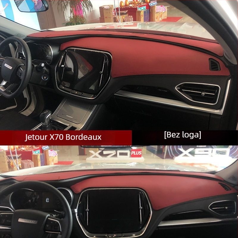 Unutarnja zaštitna auto mata s protukliznim dnom, za Jietu X70Plus 90, kožno šivanje, ispis logotipa, ovlaštena privatna marka