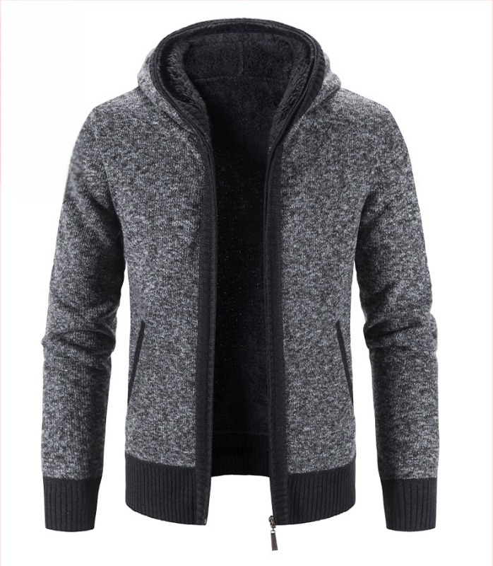 Muški pleteni kardigan, korejski stil, opuštena silueta, dugi rukavi