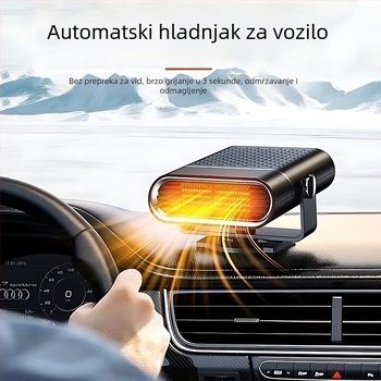 Auto grijač 12V/24V za odmrzavanje i brzo zagrijavanje, ABS kućište, 150W