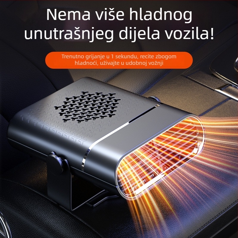 Auto grijač 12V/24V za odmrzavanje i brzo zagrijavanje, ABS kućište, 150W