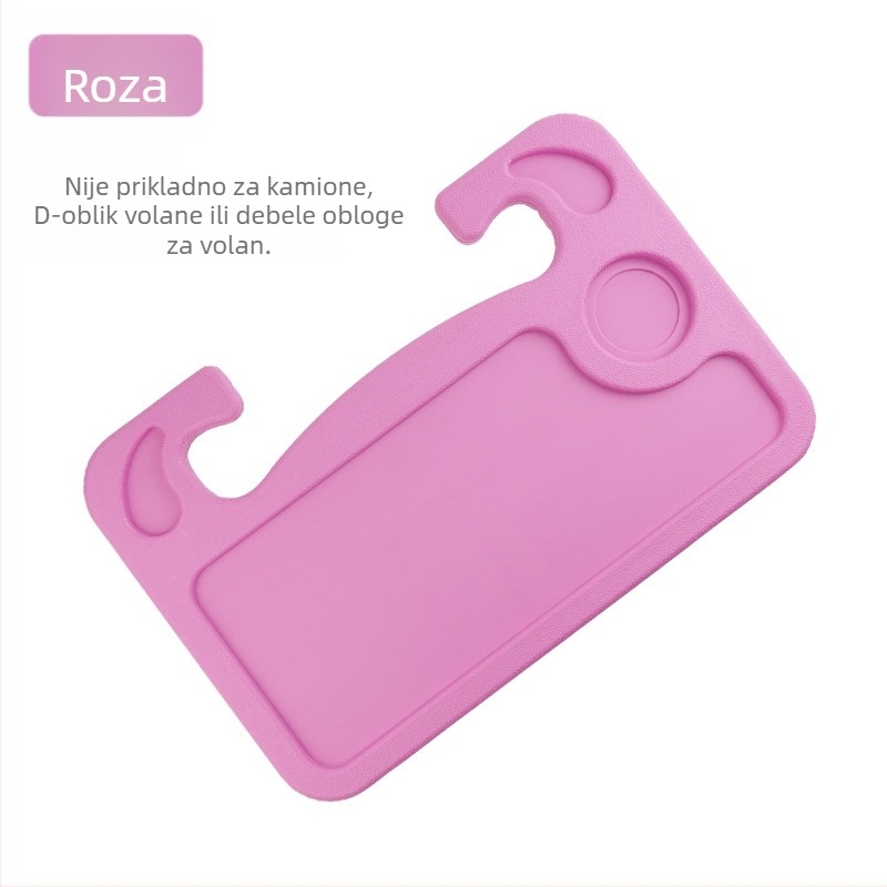 Auto stol za volan — ABS materijal, Dinner Plate model, ispis loga moguć, prilagodba dostupna