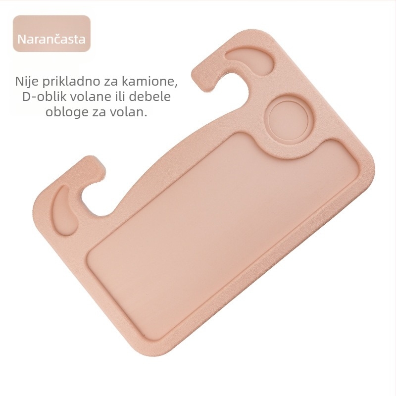 Auto stol za volan — ABS materijal, Dinner Plate model, ispis loga moguć, prilagodba dostupna