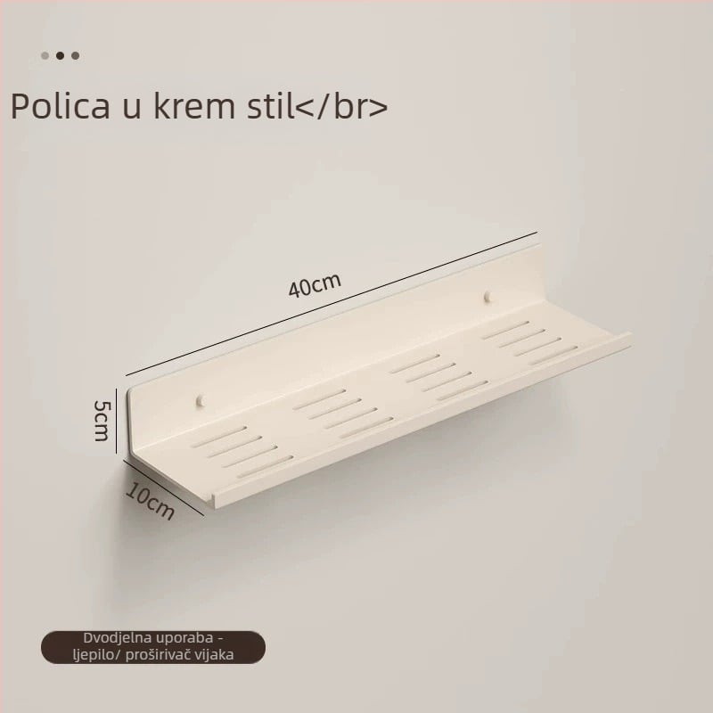 Stalak za skladištenje kupaonice za tuš, Space aluminij, nosivost 20 kg, jedan sloj, površina bez prašine, odvoda pladanj protiv oksidacije, porijeklo Wenzhou, Zhejiang