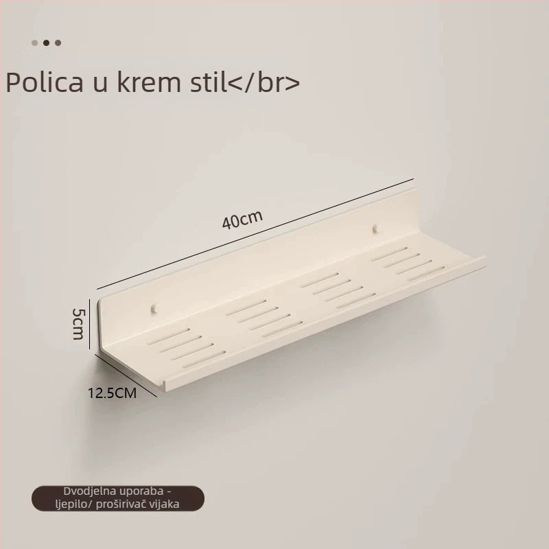 Stalak za skladištenje kupaonice za tuš, Space aluminij, nosivost 20 kg, jedan sloj, površina bez prašine, odvoda pladanj protiv oksidacije, porijeklo Wenzhou, Zhejiang