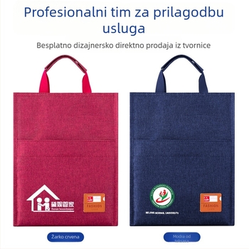 Jingjie aktovka od Oxford platna sa zatvaračem, minimalističkog stila