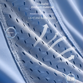 Muške bokserice od ice silk, prozračne, brzo sušeće, antibakterijske, pleteni materijal