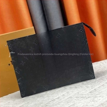 Unisex PU clutch torba – ultra lagana, velika kapaciteta, uzorak slova, podstava od poliester