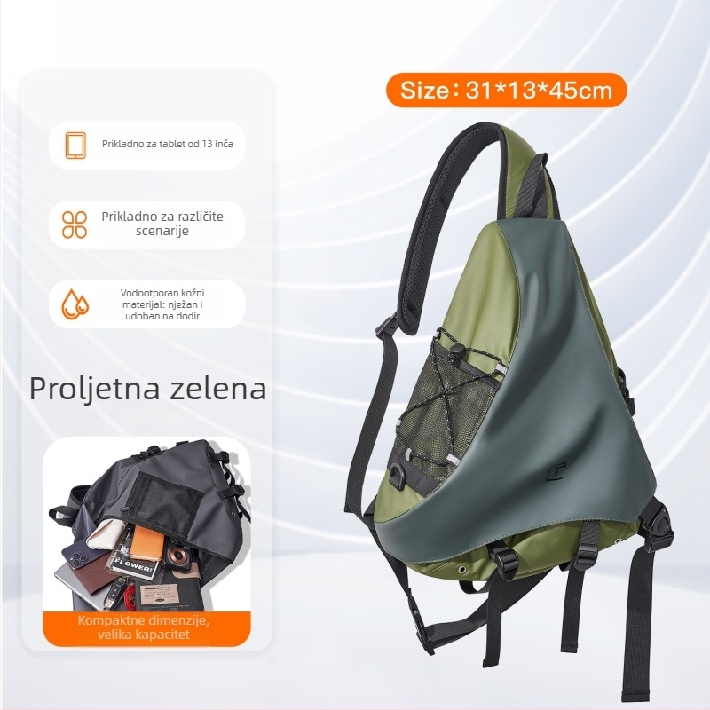 TANGCOOL Muška torba preko ramena, Oxford tkanina, gradski stil, vodootporna