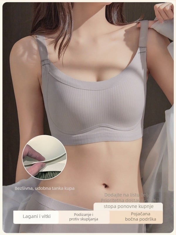 Push-Up grudnjak, bočno oblikovanje, bez čeličnih karika, najlon, košarica 1/2, tanki kalup, stražnji zatvarač s tri reda kopči