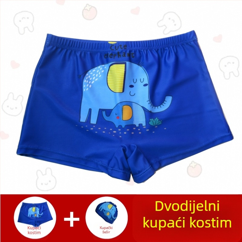 Dječje kupaće šorceve za dječake – Hai Shilin, poliester 88%, 300 g/m², bokser stil