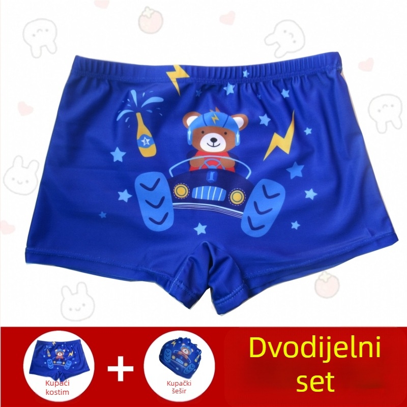 Dječje kupaće šorceve za dječake – Hai Shilin, poliester 88%, 300 g/m², bokser stil