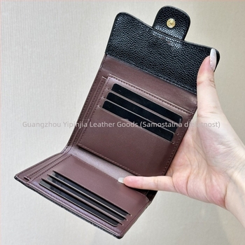 Kožni novčanik i držač kartica, karirani uzorak, podstava od prve sloje teleće kože, otporan na habanje i proširiv, za svakodnevnu upotrebu